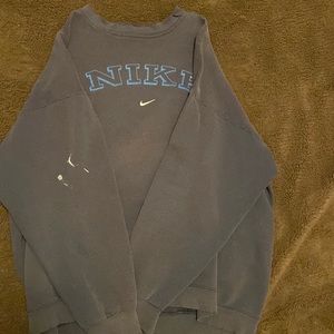 XXL navy blue Nike sweatshirt! Old, but clean and cute!!